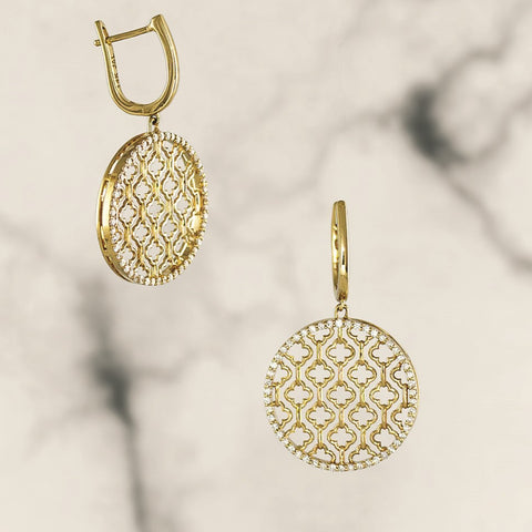 Basketweave Earrings