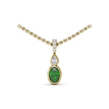Emerald and Diamond Pendant