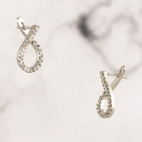Diamond Twist Earrings