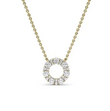 Diamond Circle Pendant