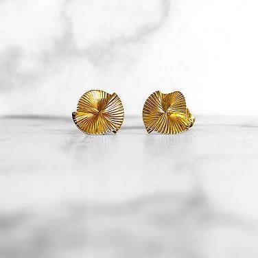 Petite Fan Folded Earrings