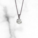 Solitaire Diamond Pendant