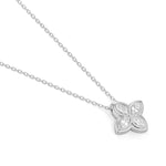 Floral Marquise Diamond Pendant