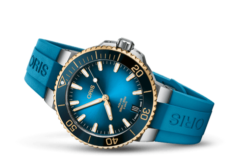 Oris Aquis Date Calibre 400 Bi-Color: Blue