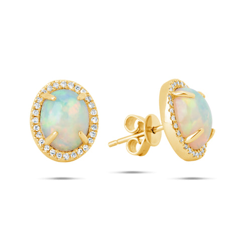 Opal Pendant and Earrings - Scherer's Jewelers