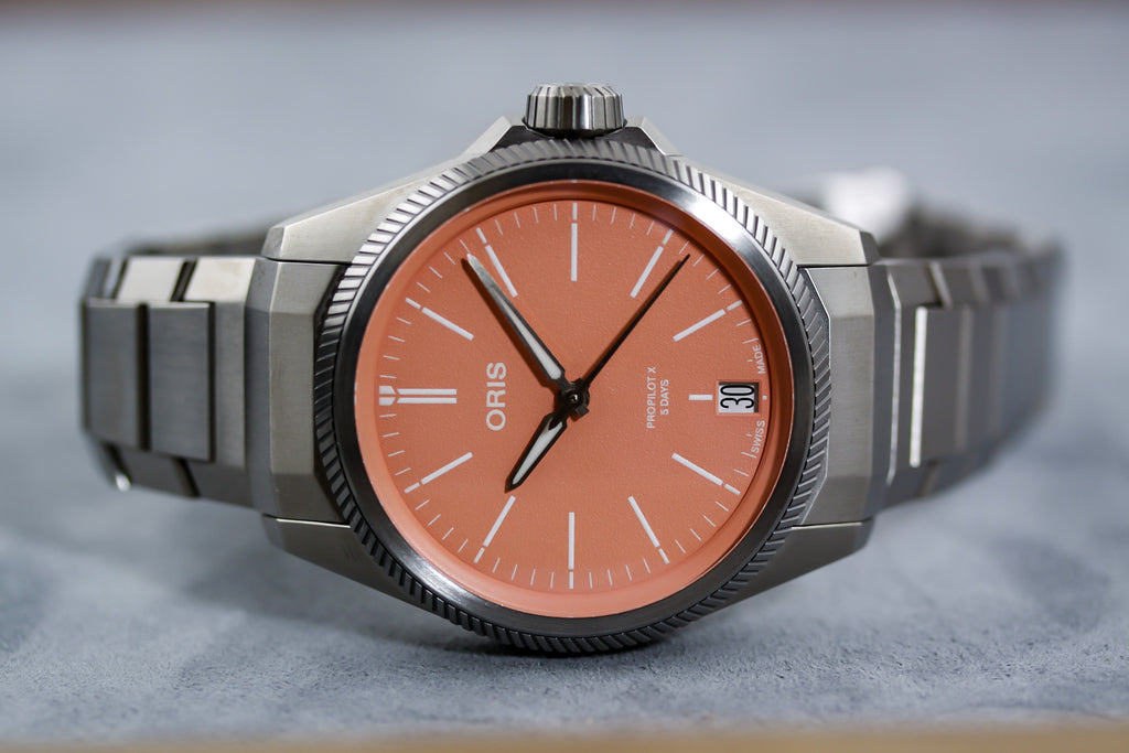 Oris ProPilot X Calibre 400 Salmon Scherer s Jewelers