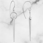 Sterling Silver Dangle Spike Earrings - Scherer's Jewelers