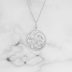 Sterling Silver Floral Pendant - Scherer's Jewelers