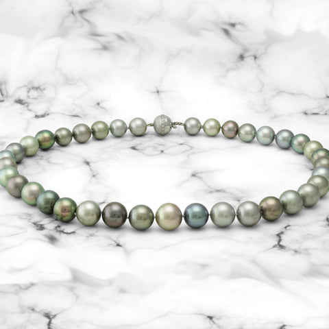 Grey Tahitian Pearl Necklace - Scherer's Jewelers