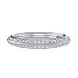 Knife Edge Diamond Wedding Band - Scherer's Jewelers