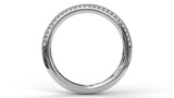 Knife Edge Diamond Wedding Band - Scherer's Jewelers