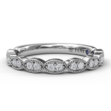 Scalloped Diamond Wedding Band - Scherer's Jewelers