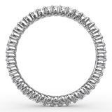 Classic Round Shared Prong Eternity Band