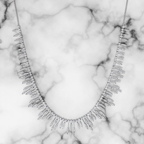 Diamond Necklace with Bolo Chain