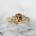Imperial Topaz and Diamond Ring - Scherer's Jewelers