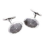 Gray Oval Cuff Links - Scherer's Jewelers