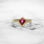 Pink Tourmaline and Diamond Ring - Scherer's Jewelers