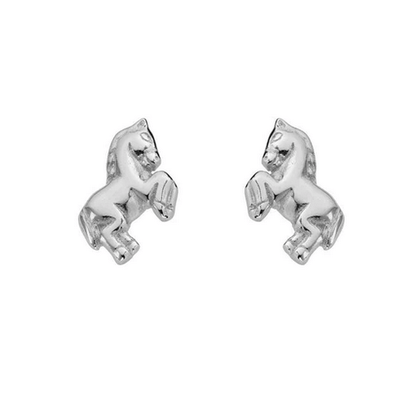 Sterling Silver Horse Earrings